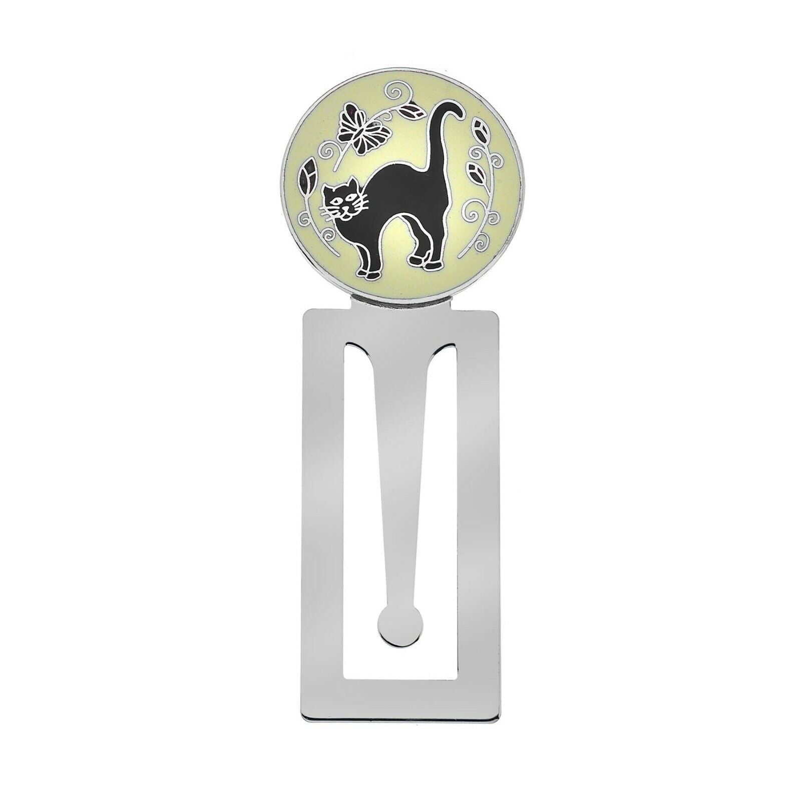 Cat Tail Up Bookmark Silver Plated Brand New and Boxed