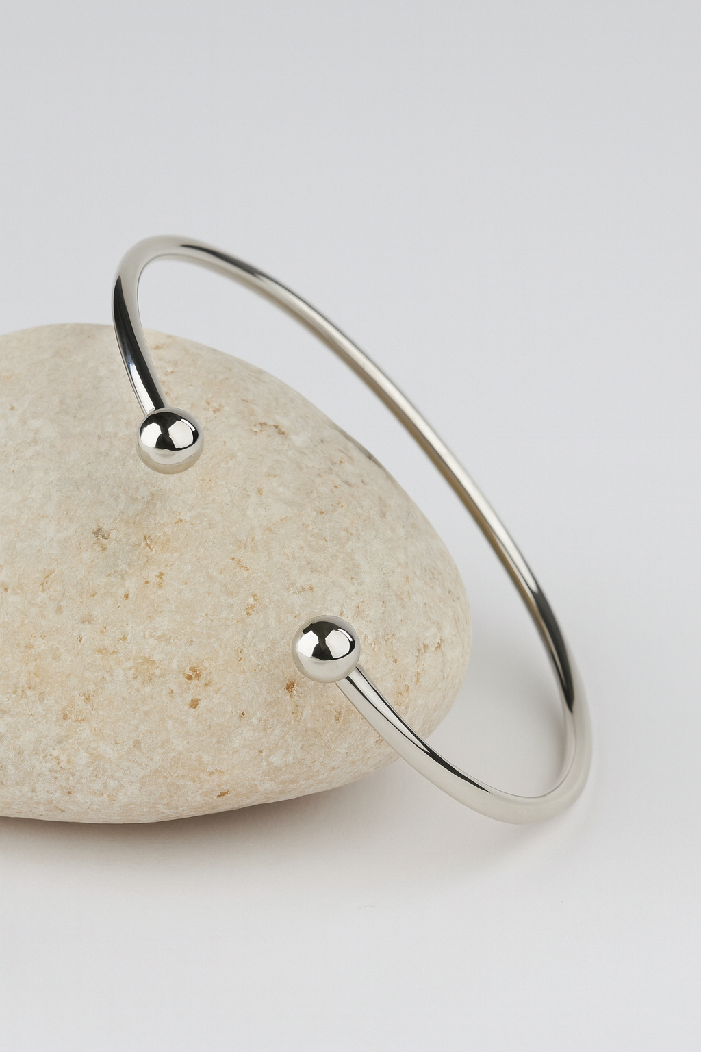 Gents Torque Bangle Solid Sterling Silver British Made Hallmarked