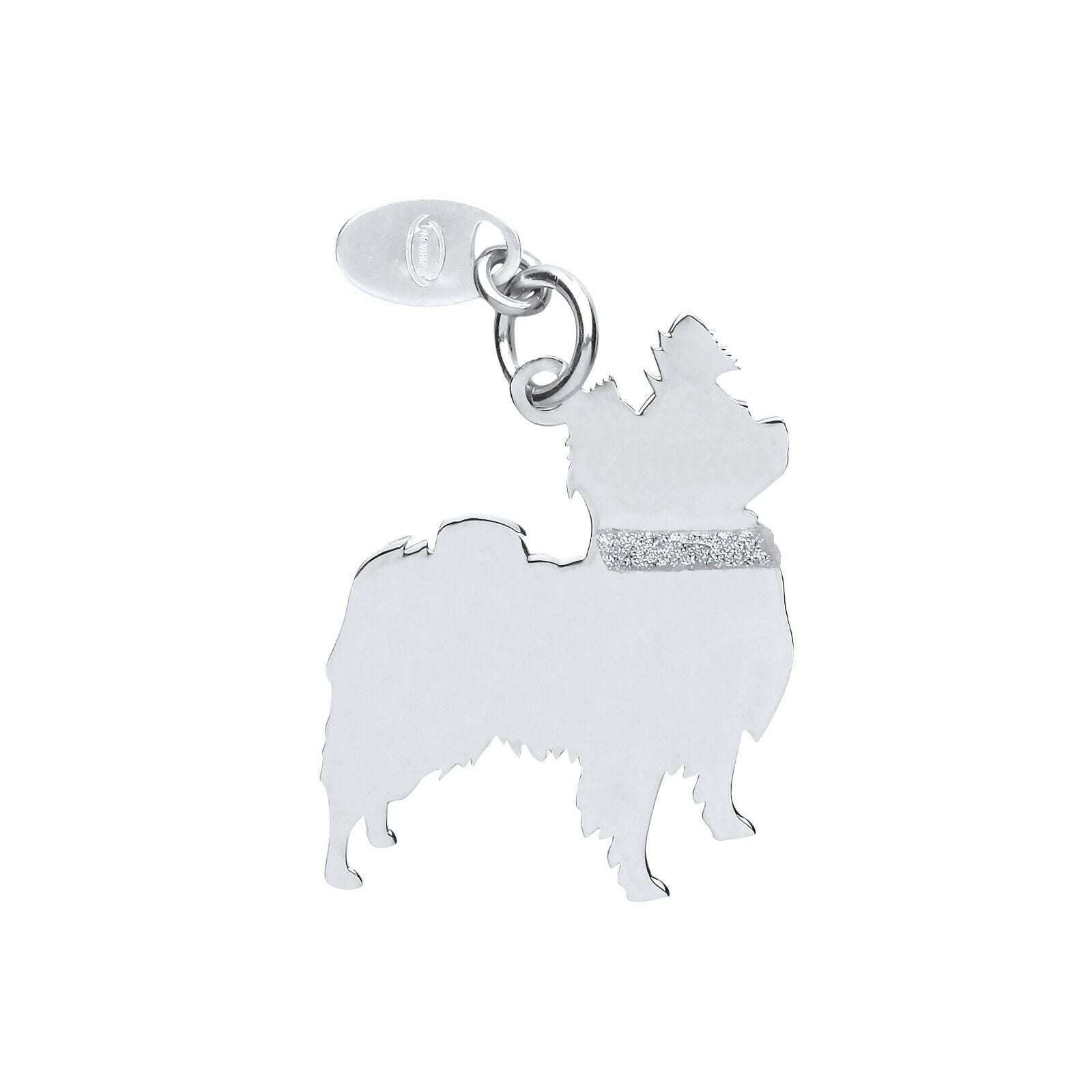 Silver Shaggy Dog Pendant Solid Silver 925 Stamp Pet Jewellery 14-24" Chain