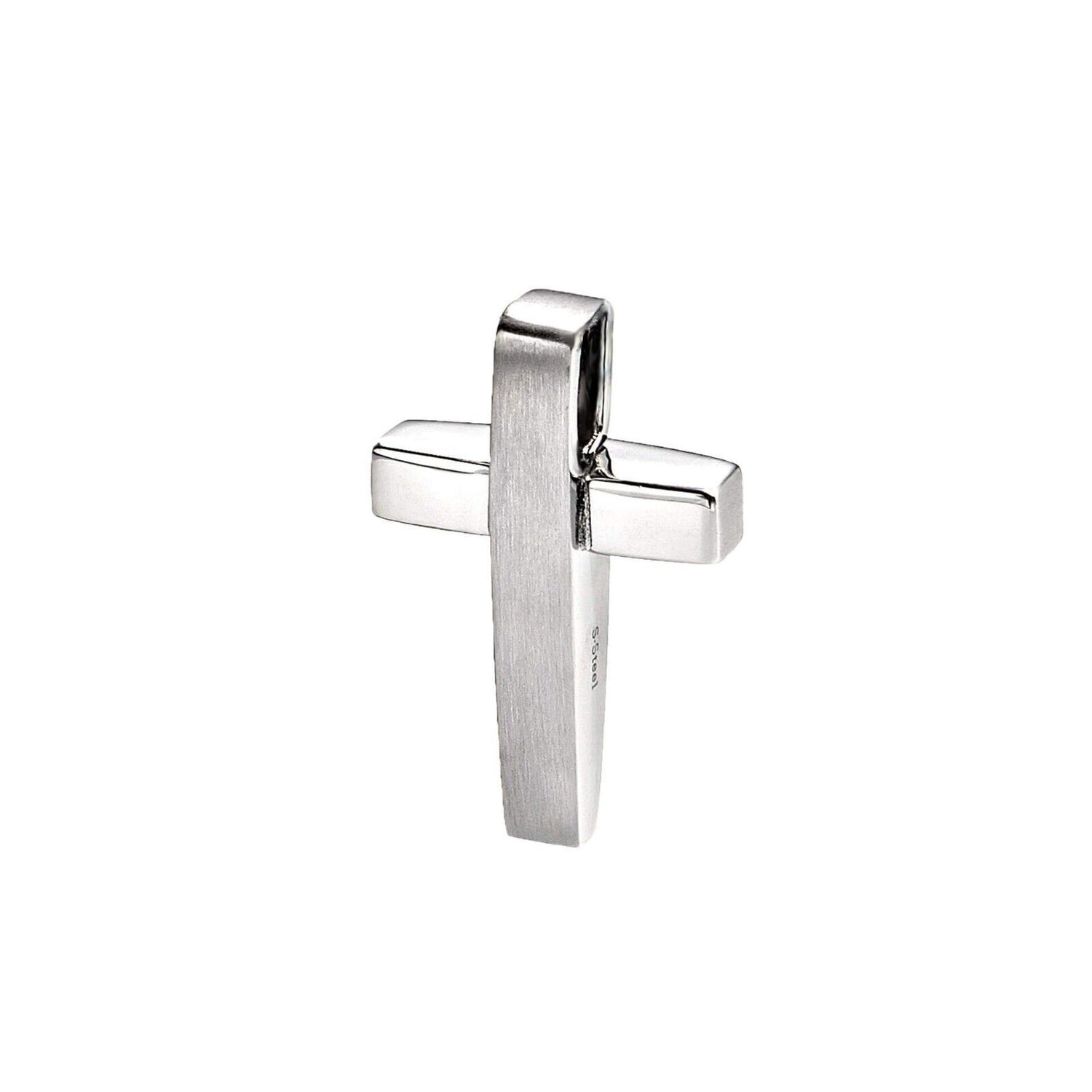 Fred Bennett Two Tone Cross Pendant 50cm P2542
