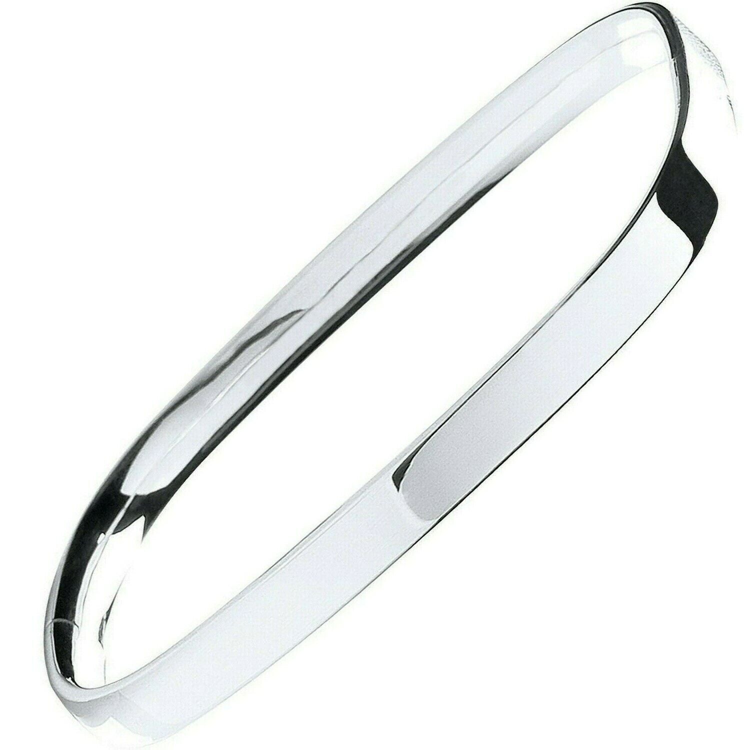 Solid Silver Bangle TV Shape British Made Full Hallmark Heavy Weight Gift Boxed