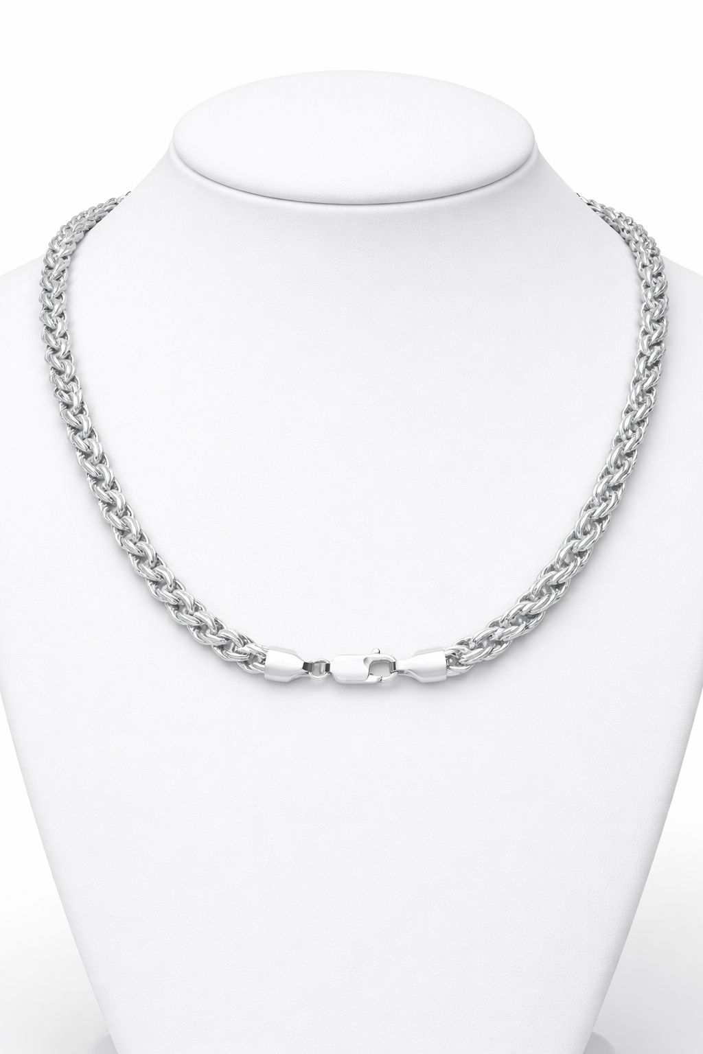 Sterling Silver Rope Chain 5mm Diamond Cut Full Hallmark 59 grams 30"