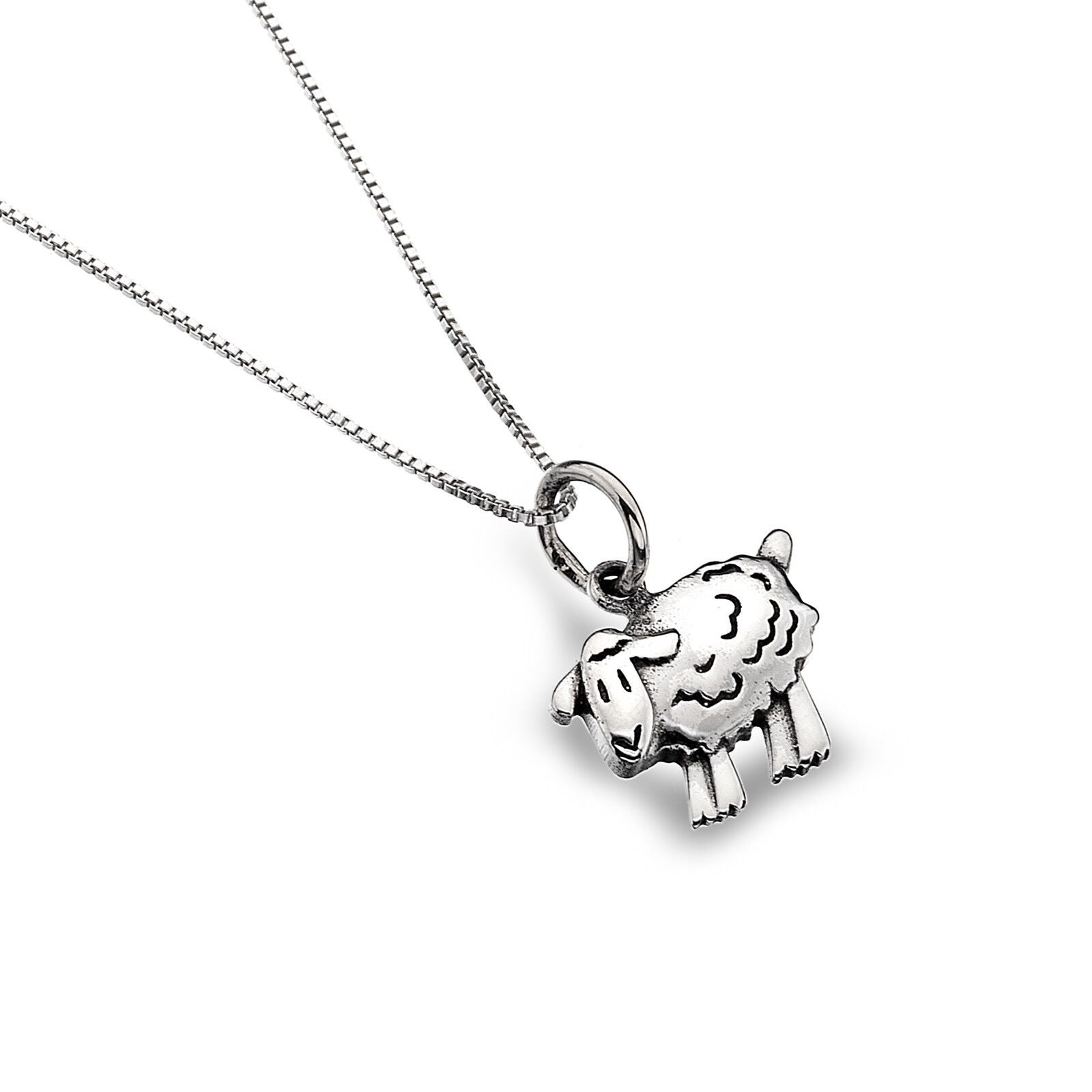 Sheep Lamb Pendant Necklace Sterling Silver 925 Hallmark All Chain Lengths