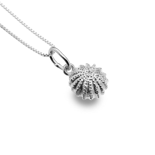 Sea Urchin Pendant Sterling Silver 925 Hallmarked All Chain Lengths