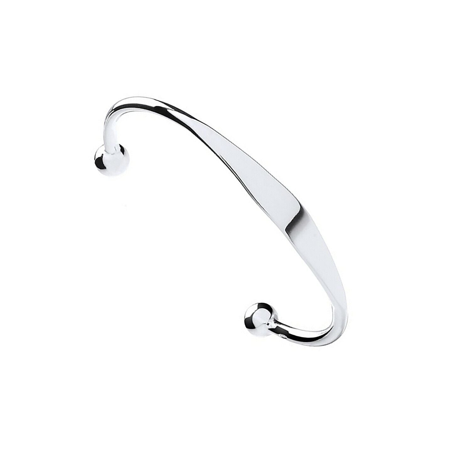 Baby Identity Torque Bangle 925 Hallmark Boys and Girls Christening British Made
