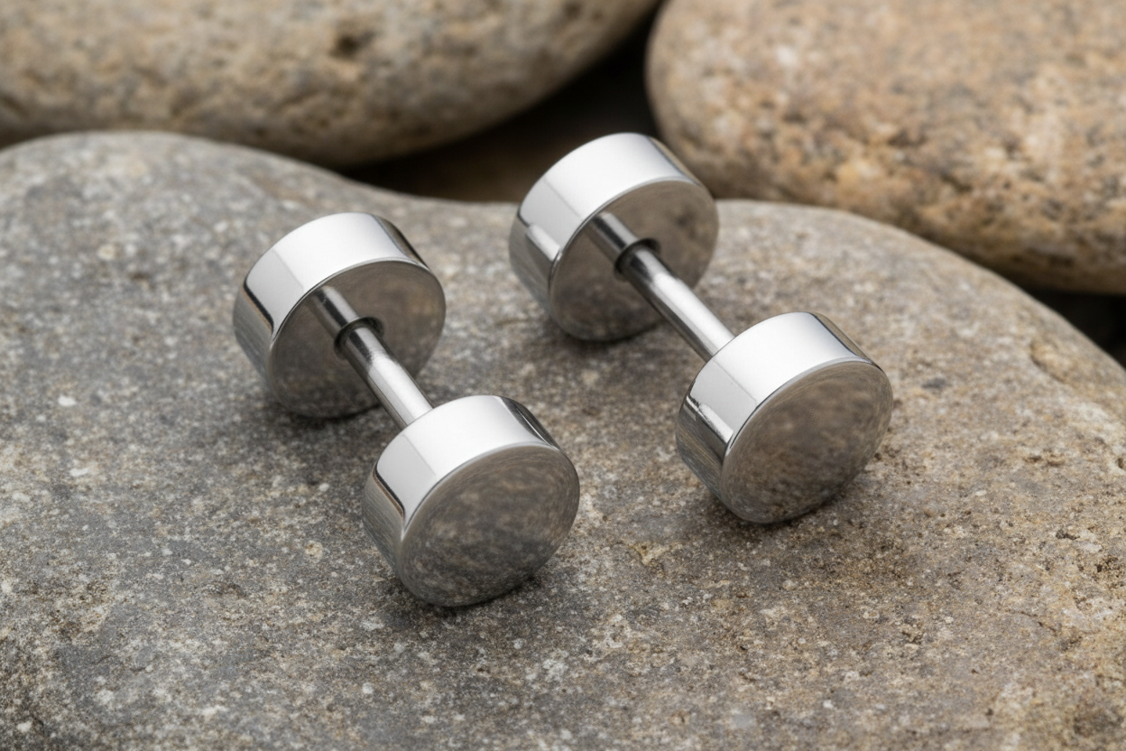 Fred Bennett Plain Round Stud Earrings E6285