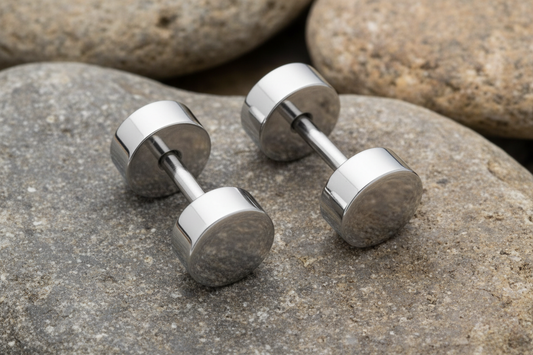 Fred Bennett Plain Round Stud Earrings E6285