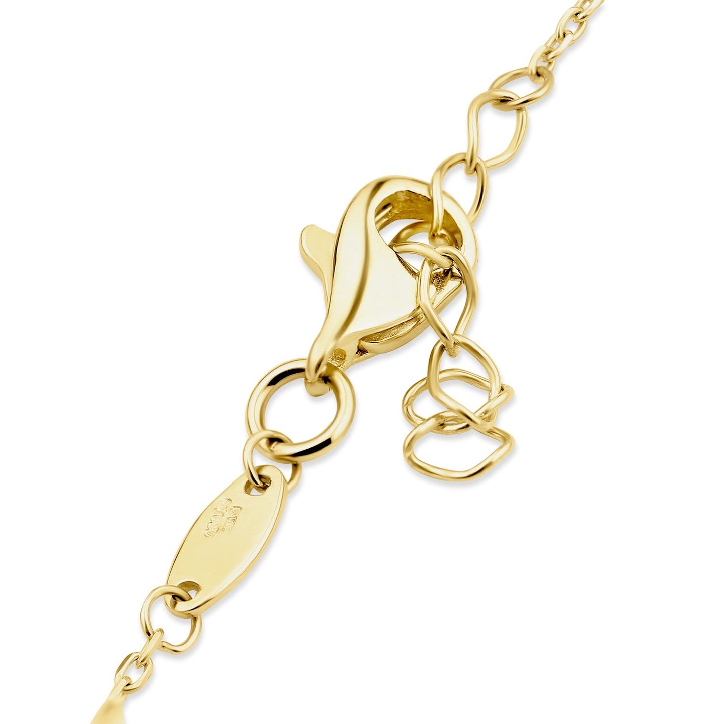 Elegant Freshwater Pearl Station Bracelet with Oval Links  375 Hallmark 17-19cm