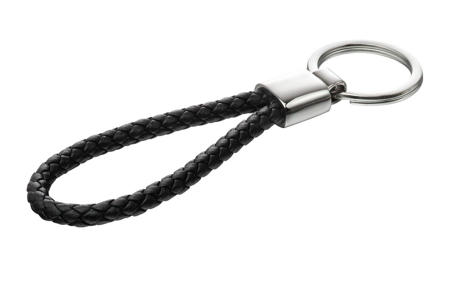 Fred Bennett Plaited Leather Key Chain Keyring Y2626