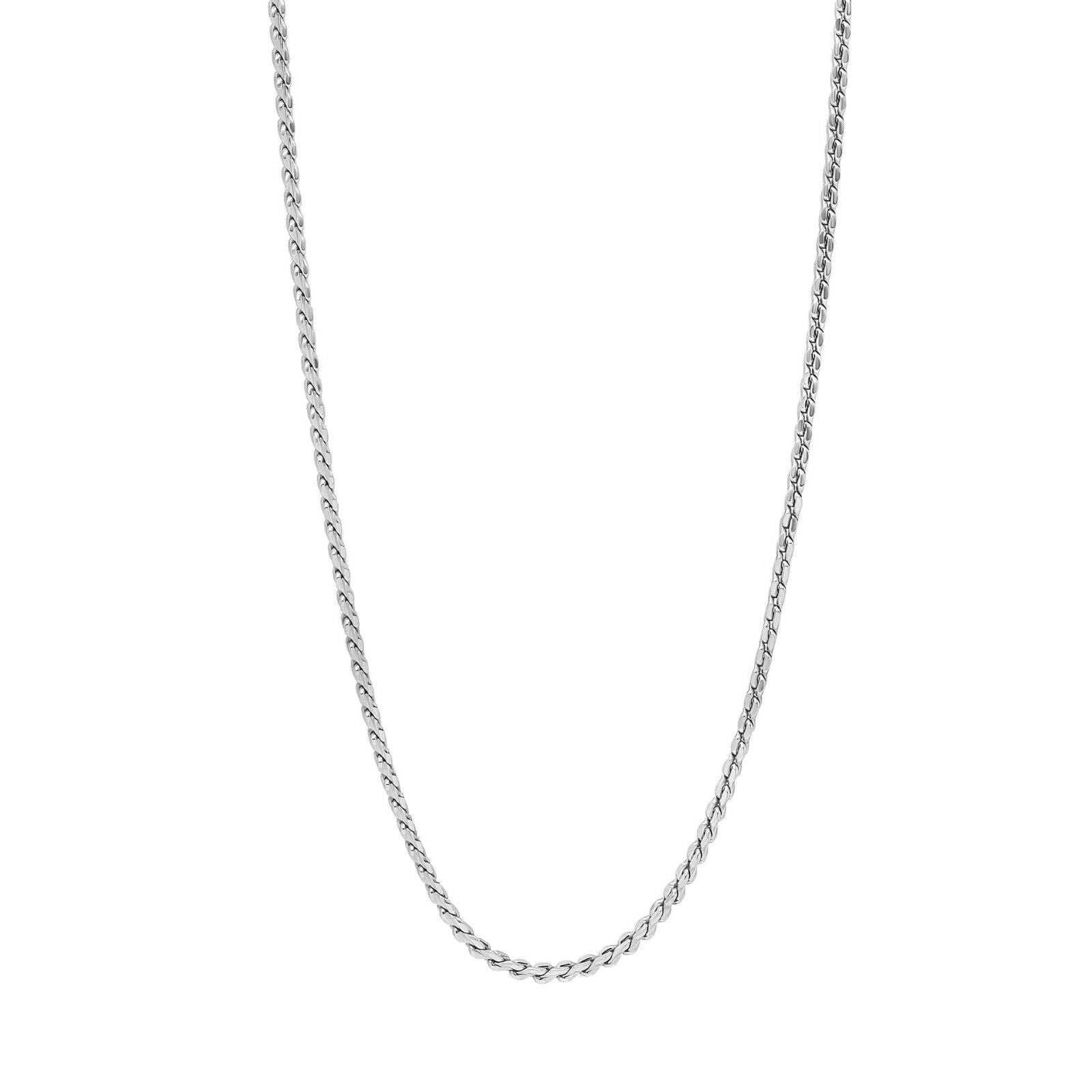 Fred Bennett Twisted Box Chain 56cm Solid Sterling Silver N4592