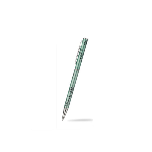 Mackintosh Ballpoint Pen Silver Plated Rose Leaf Brand New Boxed Various Colours