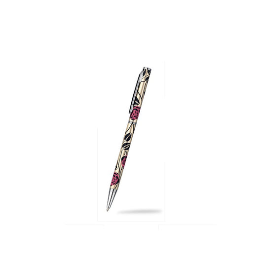 Mackintosh Roses Ballpoint Pen Silver Plated Brand New Boxed Various Colours