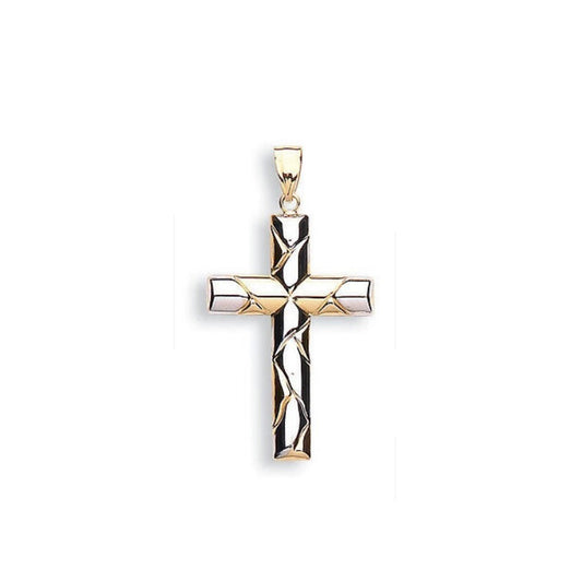 Gold Cross Pendant Gold Cross Necklace Yellow Gold Cross White Gold Cross