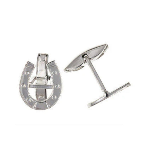Horseshoe Cufflinks Solid Sterling Silver