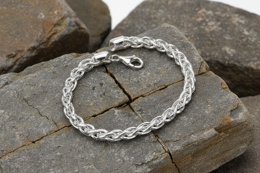 Fred Bennett Heavyweight Spiga Link Chain Bracelet 21cm B4972 Full Hallmark