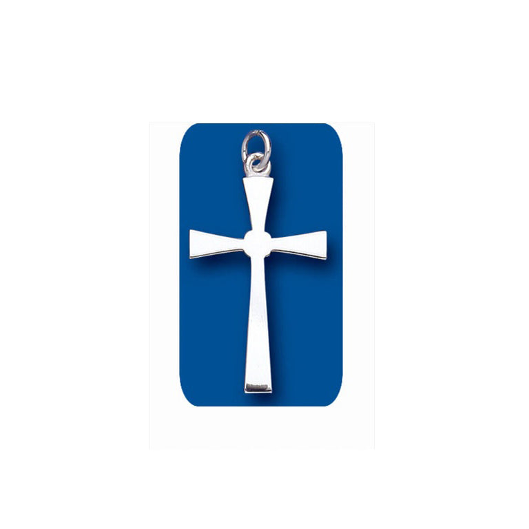 Sterling Silver Cross Pendant 925 hallmark 28 x 19mm