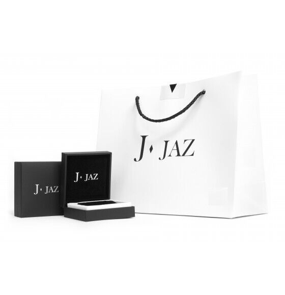 Elegant J R Jewellery packaging including a box and a shopping bag for Solid Sterling Silver Blue Rose Oval Locket